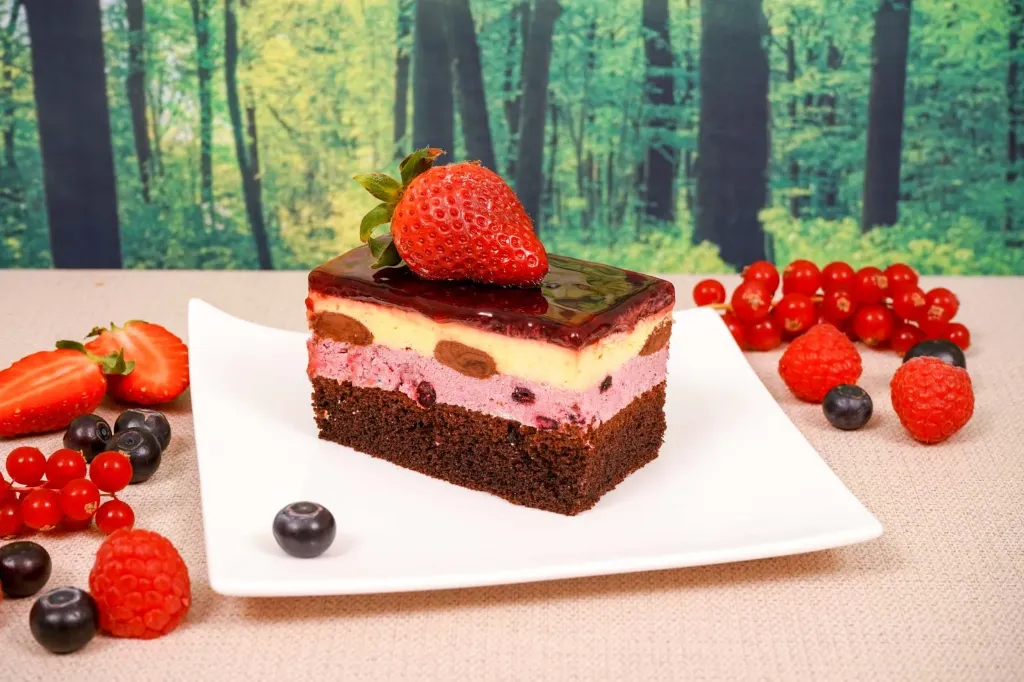 Belcolade cu fructe de padure