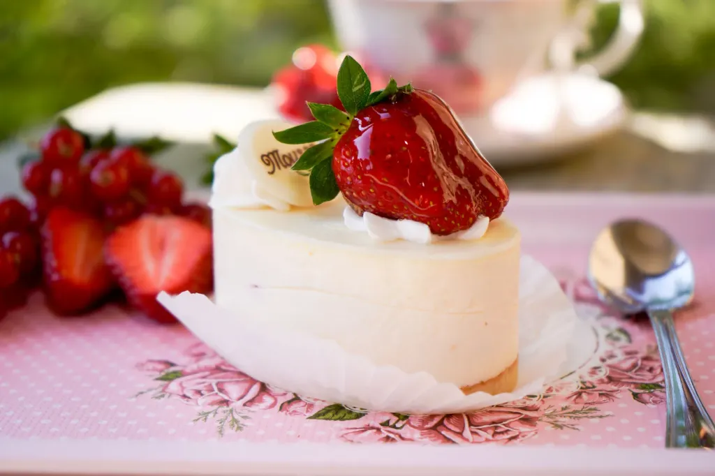 Mousse cu Ciocolata Alba si Fructe de Padure 100g