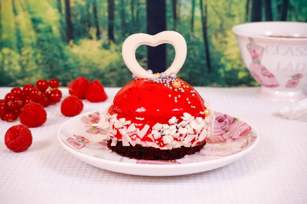 Mousse cu Zmeura 100g